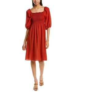Kerrick Smocked Midi Dress